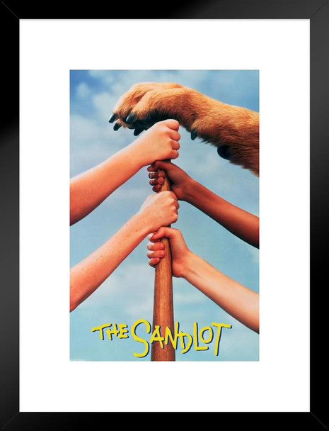 The Sandlot Movie The Beast Paw Baseball Bat Sports Film Classic Cool Wall Decor Matted Framed Wall Decor Art Print 20x26