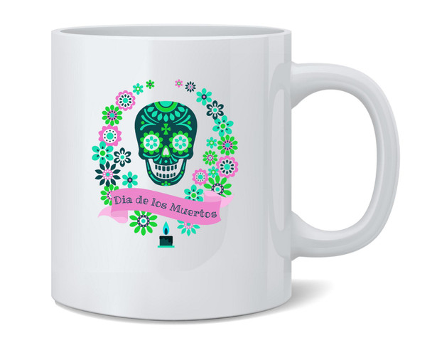 Dia de los Muertos Sugar Skull Horror Costume Mug 12oz