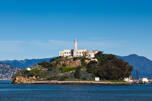 Alcatraz Island San Francisco Bay California Photo Photograph Thick Paper Sign Print Picture 12x8