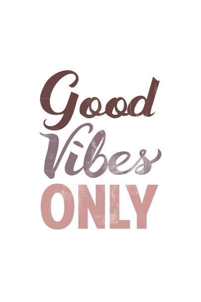 Good Vibes Only Cool Wall Art Print Poster 12x18