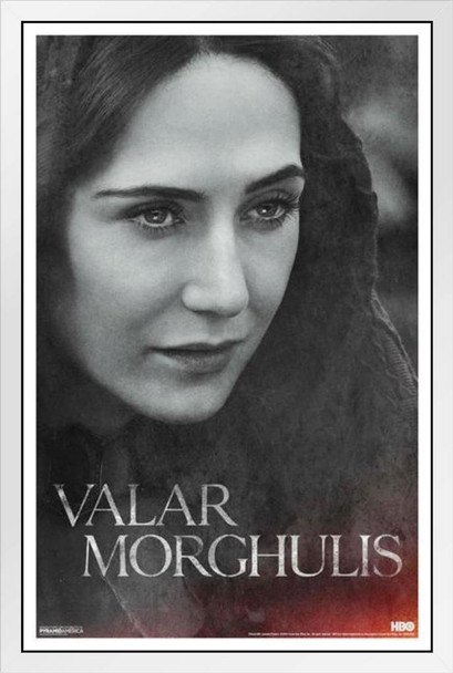 Game of Thrones Season 4 Melisandre White Wood Framed Poster 14x20