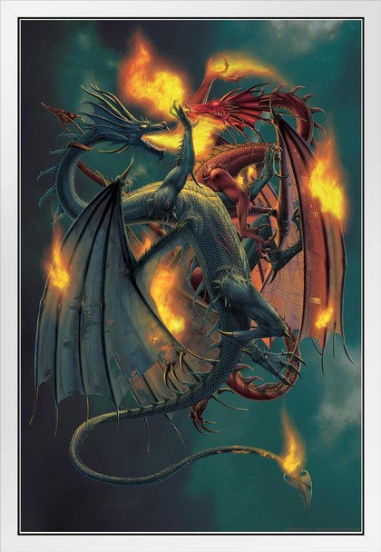 Art Poster Dragon fire