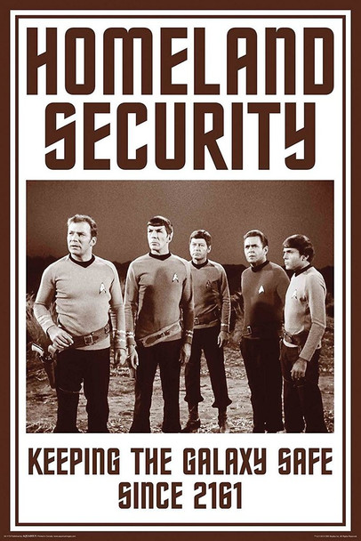 Star Trek Homeland Security TV Show Cool Wall Decor Art Print Poster 24x36