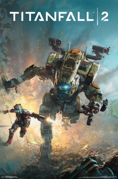 Titanfall 2 Key Art Video Gaming Collector Poster 22x34 inch