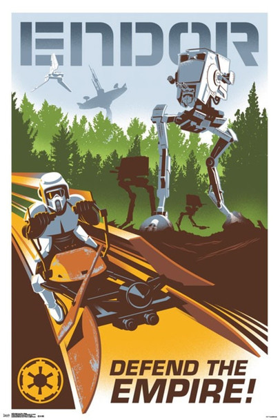 Star Wars Endor Travel Movie Cool Wall Decor Art Print Poster 24x36