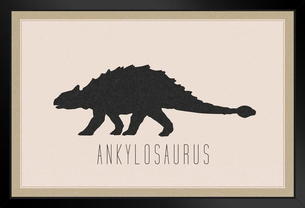 Dinosaur Ankylosaurus Tan Dinosaur Poster For Kids Room Dino Pictures Bedroom Dinosaur Decor Dinosaur Pictures For Wall Dinosaur Wall Art Prints for Walls Stand or Hang Wood Frame Display 9x13