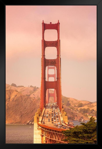 Golden Gate Bridge San Francisco California Photo Photograph Art Print Stand or Hang Wood Frame Display Poster Print 9x13