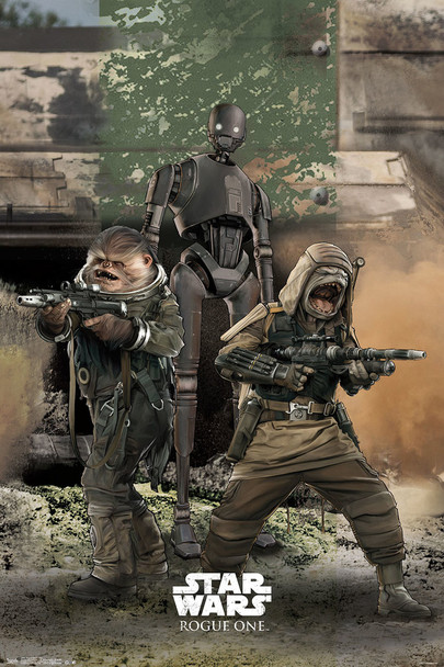 Star Wars Rogue One Trio Movie Cool Wall Decor Art Print Poster 22x34