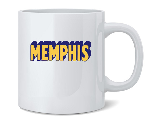 Memphis Tennessee Retro Vintage Travel Coffee Mug 12oz