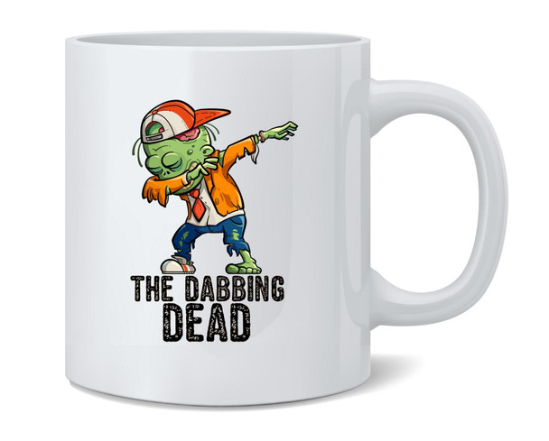 The Dabbing Dead Zombie Halloween Funny Ceramic Coffee Mug Tea Cup Fun Novelty Gift 12 oz