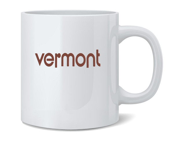 Vermont Retro Vintage State Travel Ceramic Coffee Mug Tea Cup Fun Novelty Gift 12 oz