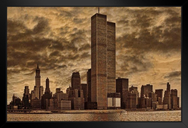 World Trade Center 1979 By Chris Lord Photo Photograph Art Print Stand or Hang Wood Frame Display Poster Print 9x13