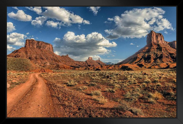 Epic Landscape Near Moab Photo Photograph Art Print Stand or Hang Wood Frame Display Poster Print 13x9