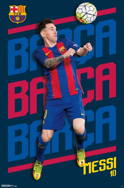FC Barcelona Lionel Messi 2016 Soccer Sports Cool Wall Decor Art Print Poster 22x34
