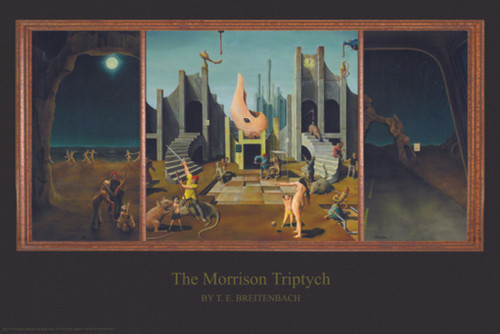 The Morrison Triptych by T.E. Breitenbach Cool Wall Art Print