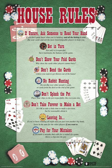 poker house rules commerce casino