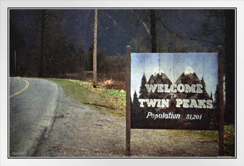 Welcome To Twin Peaks Sign Opening Credits Season 1 David Lynch TV
