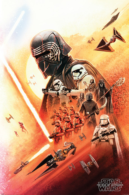 Star Wars The Rise of Skywalker Kylo Ren Cool Wall Art Print