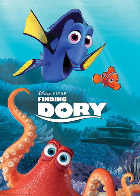 Finding Dory Characters Disney Movie Metallic Thick Paper Premium