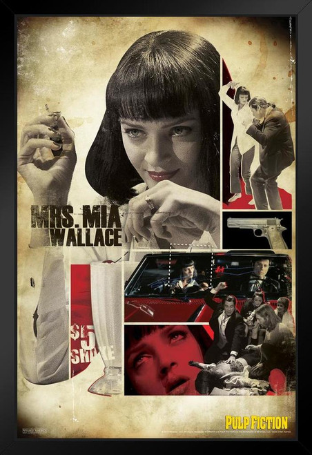 Pulp Fiction Mrs. Mia Wallace Uma Thurman Poster 24x36 – PosterAmerica