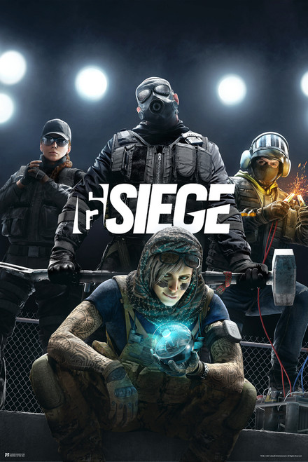 Rainbow Six Siege Merchandise Key Art Video Game Cover Video Gaming ...