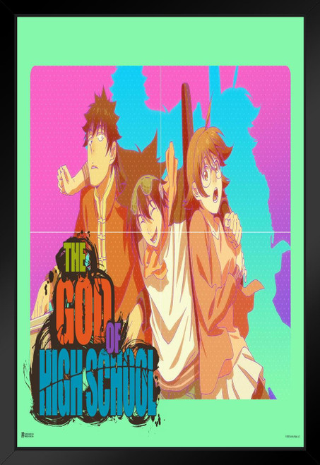  Zuhhgii The God Of High School Jin Mori Anime Movie Day Comic  Poster Vintage Metal Tin Logo Wall Home Wall Art Metal Tin Logo Cave Bar  Club Metal Tin logo 8x12