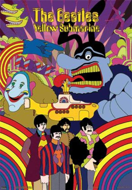 Beatles Yellow Submarine Lenticular 3-D Poster 18.5x26.5 - Poster