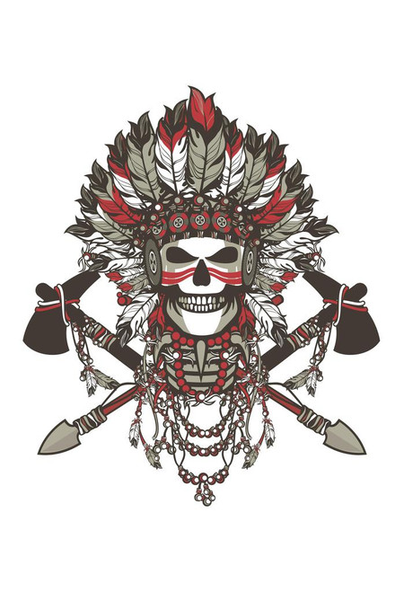 Laminated Dead Chief Badge Poster Dry Erase Sign 16x24 - Poster Foundry