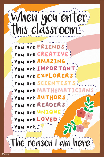 When You Enter This Classroom Sign Educational Rules School Girl Styles ...