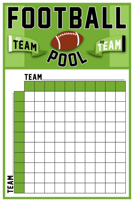 An easy, fun way to create a Super Bowl betting chart for your super bowl  party. 10x10 squares on poster board…