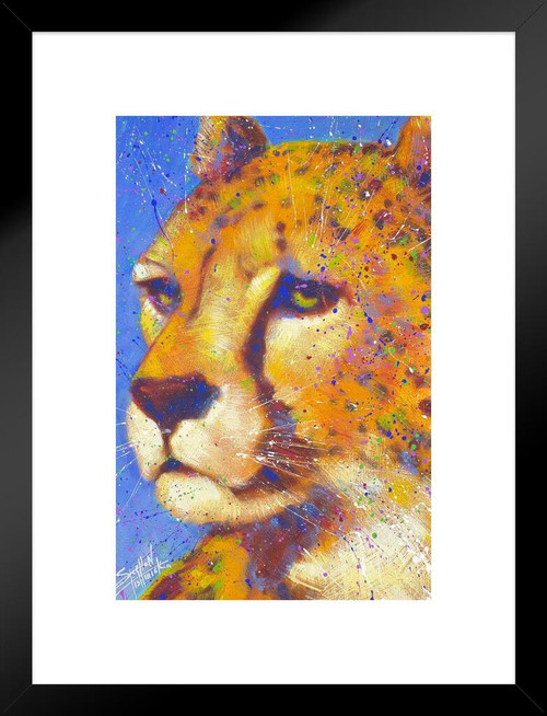 Holding Fast Cheetah Painting by Stephen Fishwick Art Cheetah Pictures