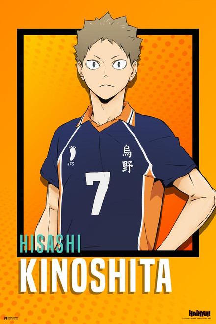 Laminated Haikyuu Kinoshita Anime Japanese Anime Stuff Haikyuu Manga ...