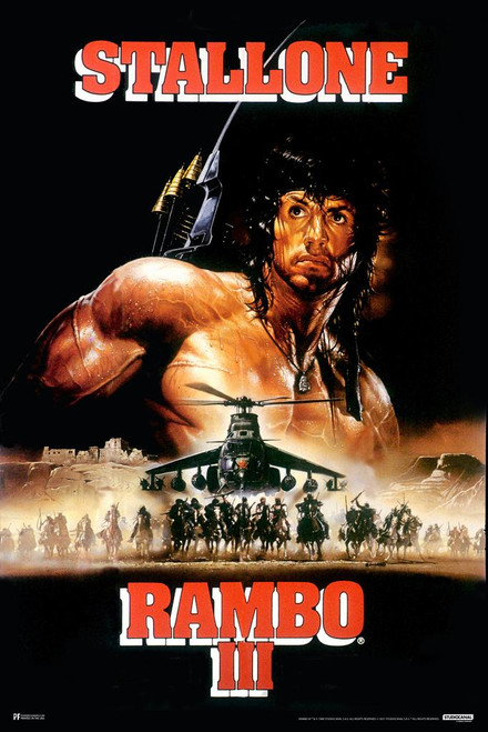 Rambo III 3 Italy Italian Release Retro Vintage 80s Movie Theater