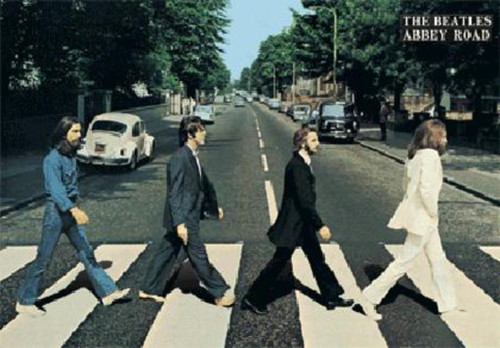 Beatles Abbey Road Lenticular 3D Poster 26.5x18.5 - Poster Foundry