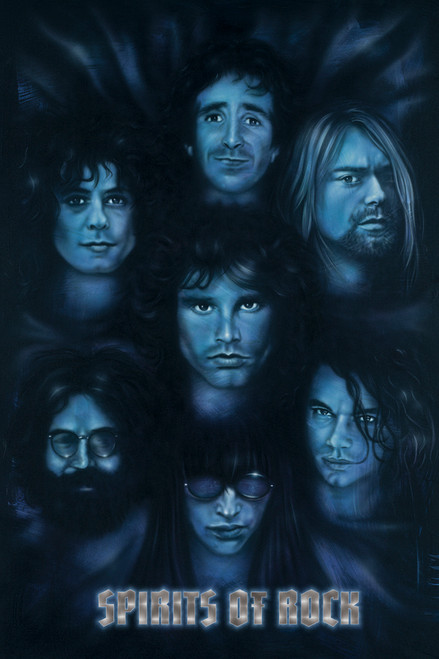 Spirits of Rock Classic Rock And Roll Music Legends Icons