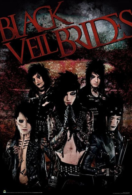 Black Veil Brides Group Music Poster 24x36 inch - Poster Foundry