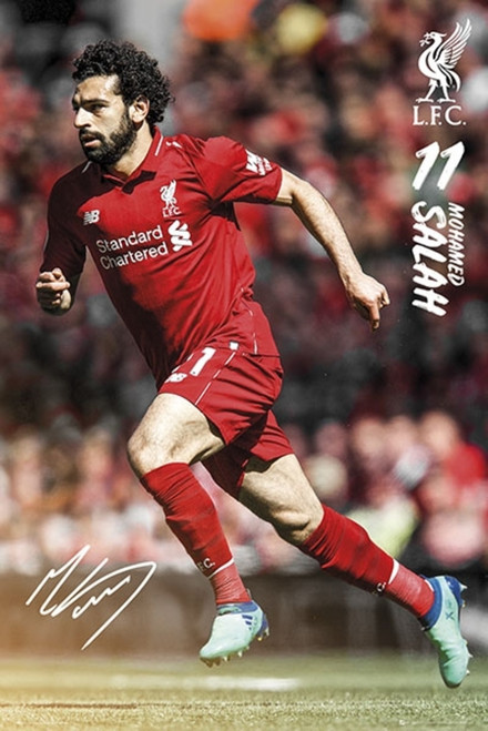 Liverpool FC Mohamed Salah 2019 Football Soccer Sports Cool Wall