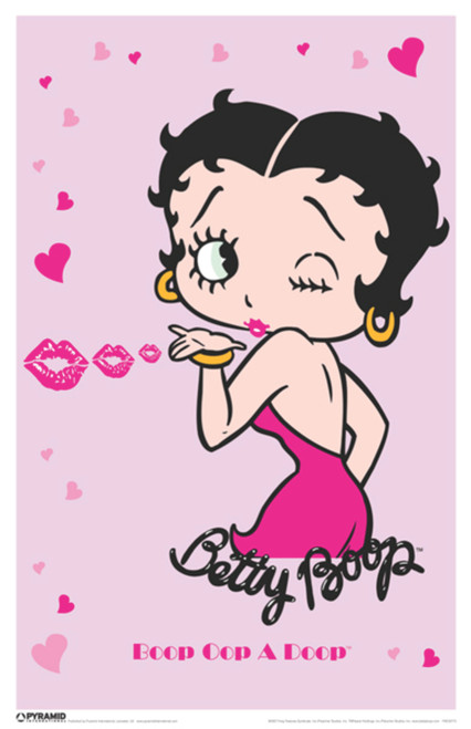 Betty Boop - Pink Kiss Poster (16 x 20) 