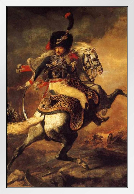 The Charging Chasseur by Theodore Gericault Impressionism Painting