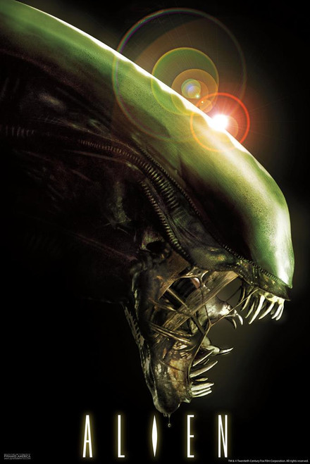 Alien Movie 1979 Horror Science Fiction Classic Retro Xenomorph Profile ...