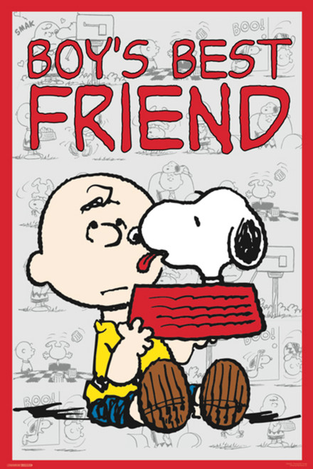 Peanuts Cartoon Best Friends Charlie Brown & Snoopy Stainless