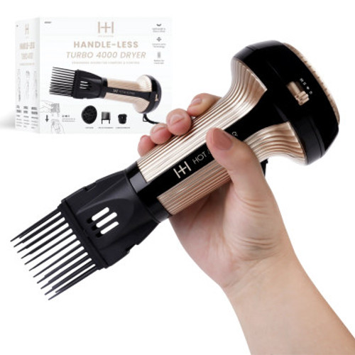Annie Hot & Hotter Turbo 4000 Ceramic Handless Hair Dryer (Gold) (x 3 )