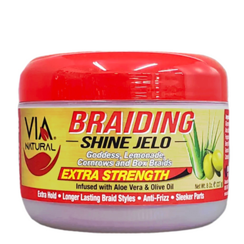 VIA NATURAL Braiding Shine Jelo [Extra Strength]