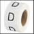 (SUPPLY) Letter D sticker ( 1 roll )