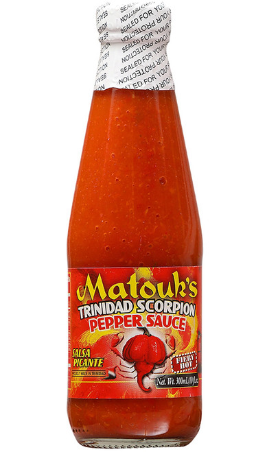 Matouk's Trinidad Scorpion Pepper Sauce, 10oz. Matouk's Trinidad Scorpion Pepper Sauce, 10oz.