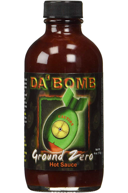 Da Bomb Ground Zero Hot Sauce, 4oz. Da Bomb Ground Zero Hot Sauce, 4oz.