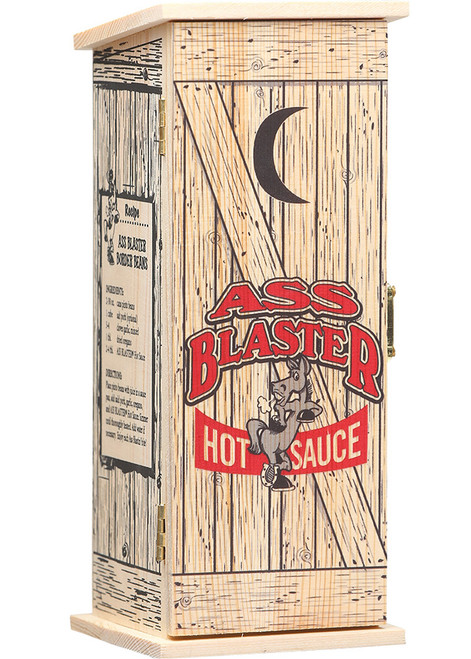 Ass Blaster Collector's Hot Sauce w/ Wooden Outhouse, 5oz.