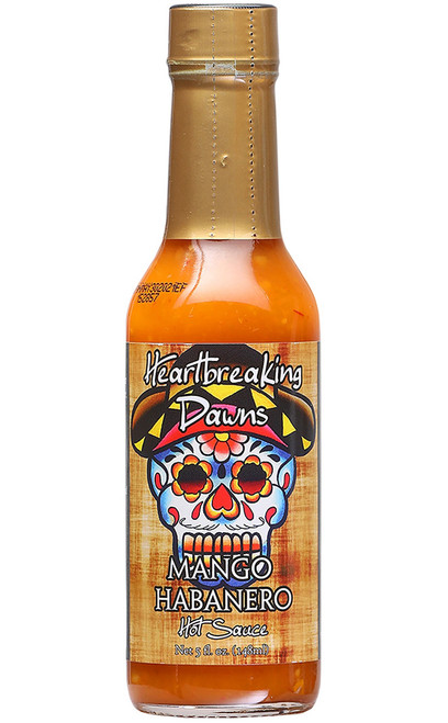 Heartbreaking Dawns Mango Habanero Hot Sauce, 5oz. Heartbreaking Dawns Mango Habanero Hot Sauce, 5oz.