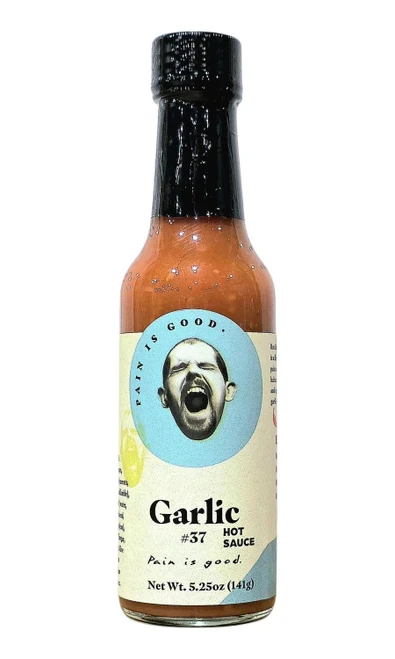 Pain Is Good Batch #37 Garlic Style Hot Sauce, 5oz.