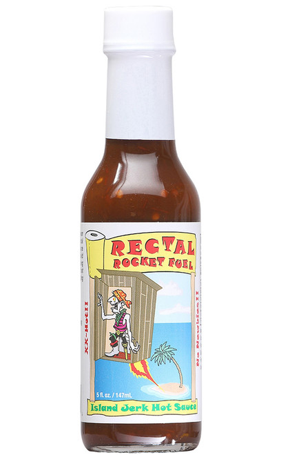 Rectal Rocket Fuel Island Jerk Hot Sauce, 5oz.